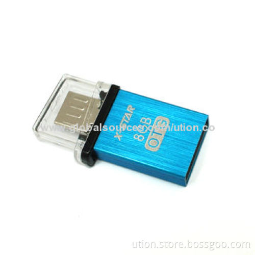 New Arrival OTG Plastic USB Flash Drive with CE Mark, Free Sample and Package Available